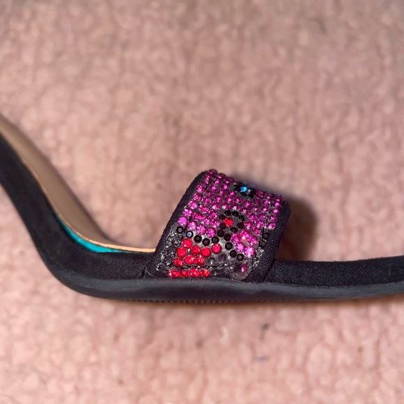 Colorful 3 inch jeweled heels - Picture 5 of 6